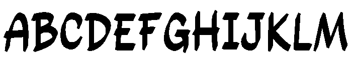 PlaynoteBoldScript26 Font UPPERCASE