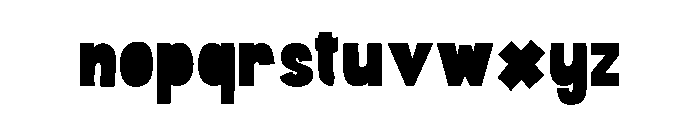 Playpaper Regular Font LOWERCASE