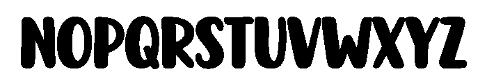 Plonko Font UPPERCASE