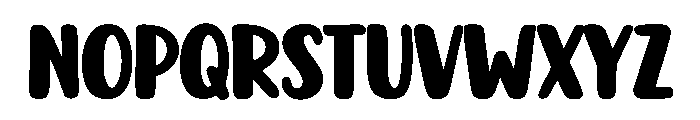 Plonko Font LOWERCASE