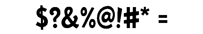 Ploona Bold Font OTHER CHARS