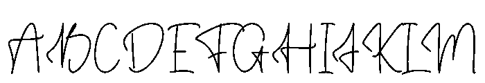 Plotting Font UPPERCASE