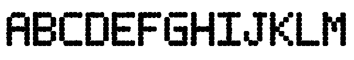 Pluffora Regular Font UPPERCASE