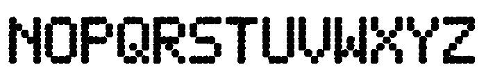 Pluffora Regular Font UPPERCASE