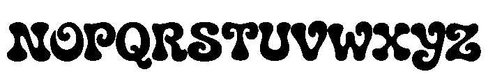 Pluffy Oracled Font UPPERCASE