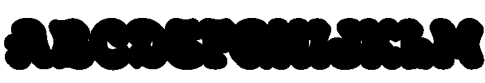 PluffyOracledExtrude Font UPPERCASE