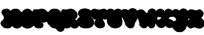 PluffyOracledExtrude Font UPPERCASE