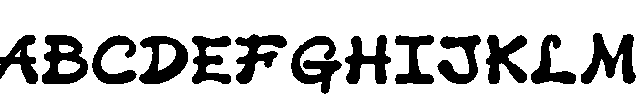 Plum Porama Font UPPERCASE