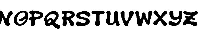 Plum Porama Font UPPERCASE