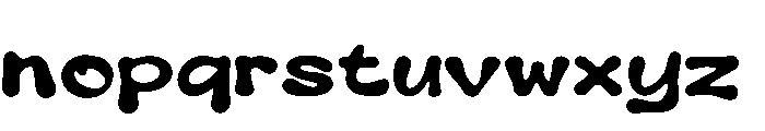 Plum Porama Font LOWERCASE
