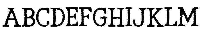 Plum Font UPPERCASE