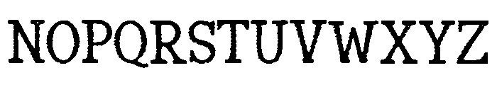 Plum Font UPPERCASE