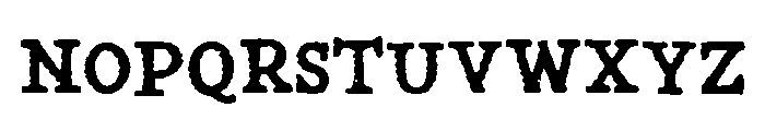 Plum Font LOWERCASE