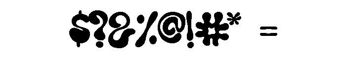Plumby Font OTHER CHARS