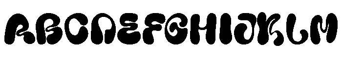 Plumby Font UPPERCASE