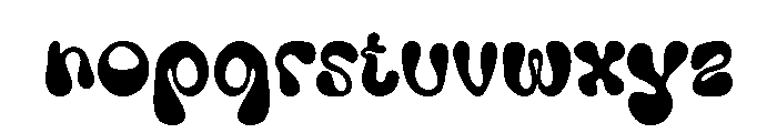 Plumby Font LOWERCASE