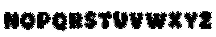 Plump Bubble Regular Font LOWERCASE