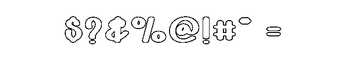 Plump Pudding Font OTHER CHARS