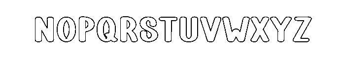 Plump Pudding Font LOWERCASE