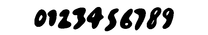 Plump Riot Regular Font OTHER CHARS