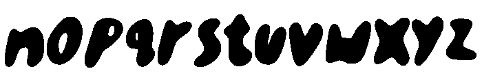 Plump Riot Regular Font UPPERCASE