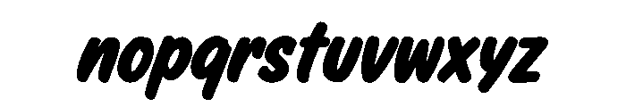 Plushora Font LOWERCASE