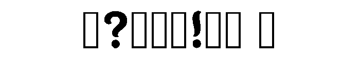Pluvi Regular Font OTHER CHARS