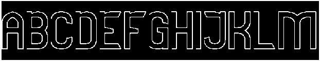 PLAYING MOMENTUM-Hollow-Inverse otf (400) Font