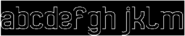 PLAYING MOMENTUM-Hollow-Inverse otf (400) Font LOWERCASE