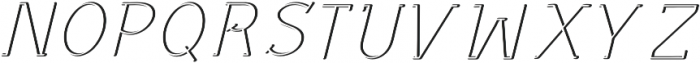 Placentia Font Italic otf (400) Font UPPERCASE