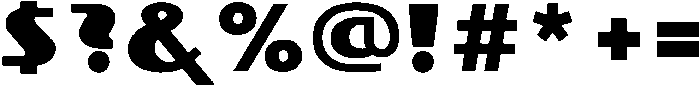 Planjer Bold ttf (700) Font OTHER CHARS