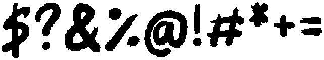 Planner Regular otf (400) Font OTHER CHARS