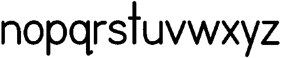Planner Regular otf (400) Font LOWERCASE