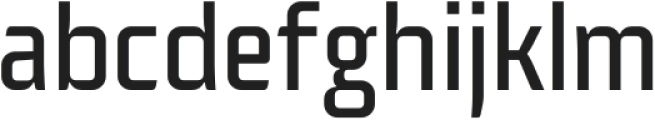 Plasma Condensed otf (400) Font LOWERCASE