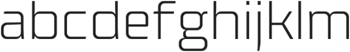 Plasma ExtraLight Extended otf (200) Font LOWERCASE