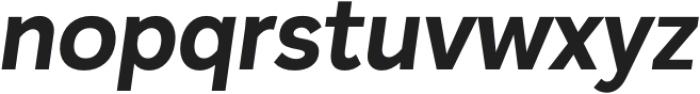 Plasto-BoldItalic otf (700) Font LOWERCASE