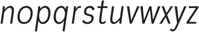 Plasto Light Condensed Italic otf (300) Font LOWERCASE