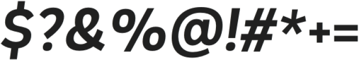 Plasto Semi Bold Italic otf (600) Font OTHER CHARS