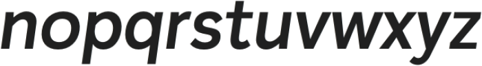 Plasto Semi Bold Italic otf (600) Font LOWERCASE