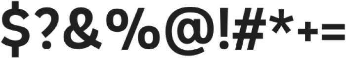 Plasto Semi Bold otf (600) Font OTHER CHARS