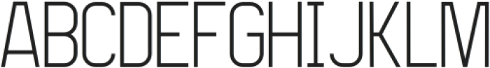Platex Light otf (300) Font UPPERCASE