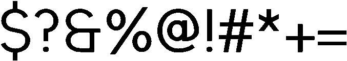 Platinum Regular otf (400) Font OTHER CHARS