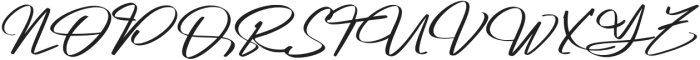 Platinum Signature Regular otf (400) Font UPPERCASE