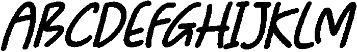 Play Sketch Italic otf (400) Font UPPERCASE