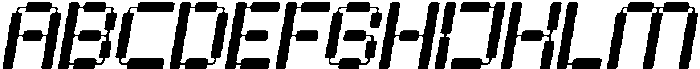 Play Sticz Slanted otf (400) Font UPPERCASE