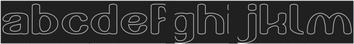 Play The Game-Hollow-Inverse otf (400) Font LOWERCASE
