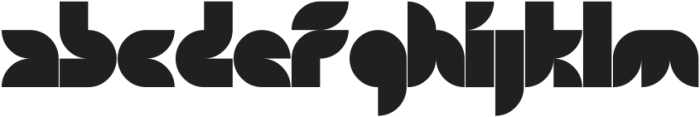 PlayBlock Regular otf (400) Font LOWERCASE