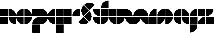 PlayBlock Spaced Out otf (400) Font UPPERCASE