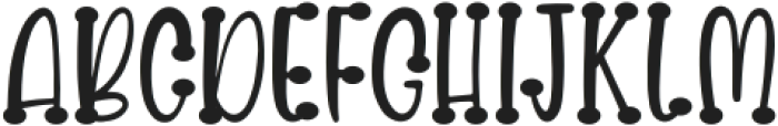 Playdot Regular ttf (400) Font UPPERCASE