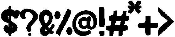 Playdough Halloween otf (400) Font OTHER CHARS